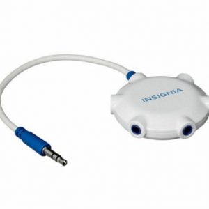 Insignia 5-Way AUX Stereo Splitter - White/Blue