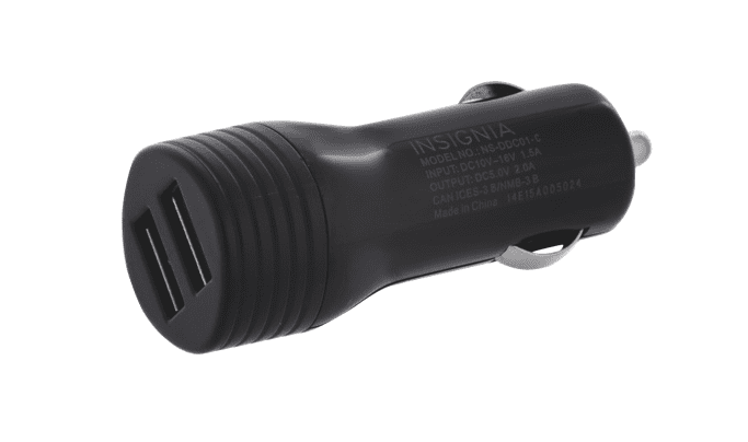 Chargeur a deux ports pour l'auto Mini USB - Image 2