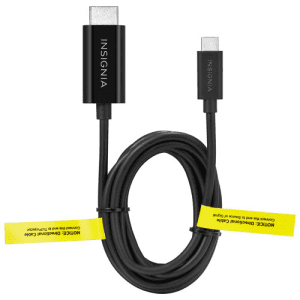 Insignia 1.8m (6 ft.) USB-C to 4K HDMI Cable (NS-PCKCH6-C)