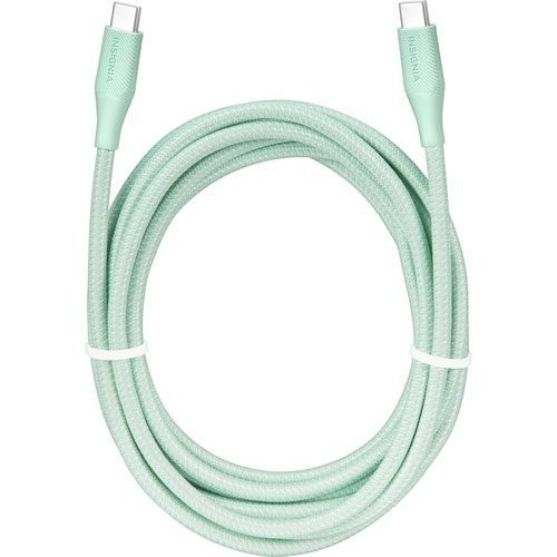 Câble tissé USB-C à USB-C de 3 m (9,8 pi) d'Insignia - Vert - Image 3