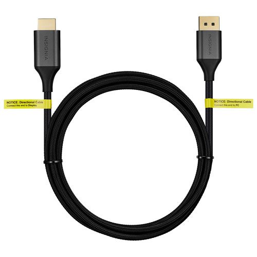 Câble DisplayPort à HDMI UHD 4K de 1,83 m (6 pi) d'Insignia - Image 3