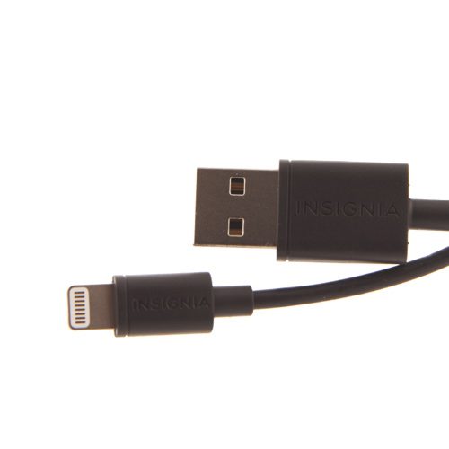 Câble USB Lightning 1,2 m (4 pi) d'Insignia certifié MFi d'Apple - Noir - Image 3