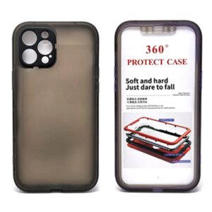 Apple iPhone 12 Pro Max - 360 Dare Cover Soft Touch Shockproof Phone Case *k