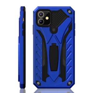 Étui robuste bleu avec béquille pour iPhone 13 Mini