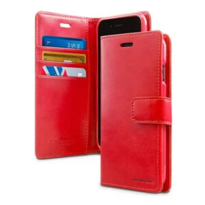 Apple iPhone 13 Pro Max - Goospery Blue Moon Diary Case rouge
