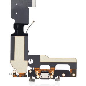 Charging Port Flex Cable Compatible For iPhone 7 Plus (Aftermarket) (Jet / Matte Black)