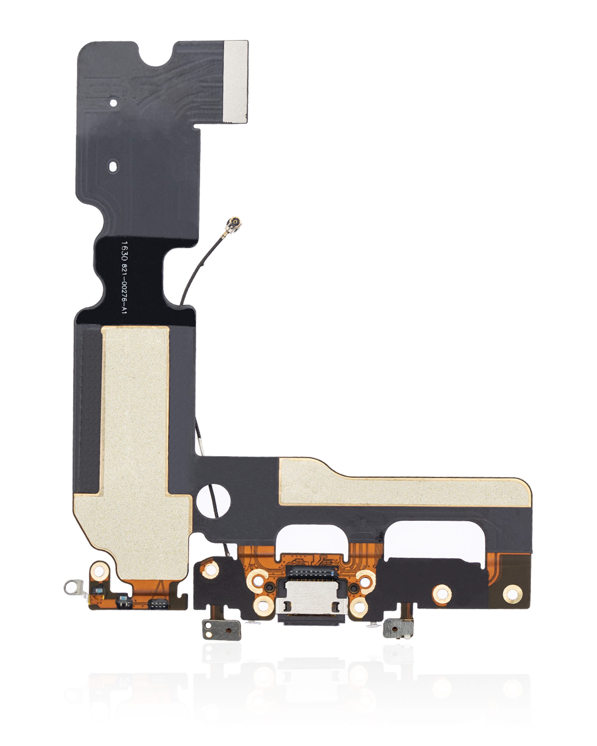 Charging Port Flex Cable Compatible For iPhone 7 Plus (Aftermarket) (Jet / Matte Black)