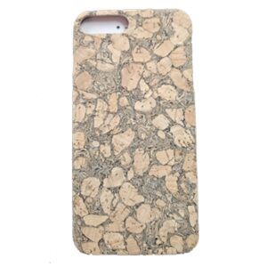 VEBE Unique Black Natural Wood Cork Phone Cover Back Case for iPhone Case iPhone 7P/8P *k