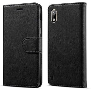 Portefeuille noir pour Samsung A02